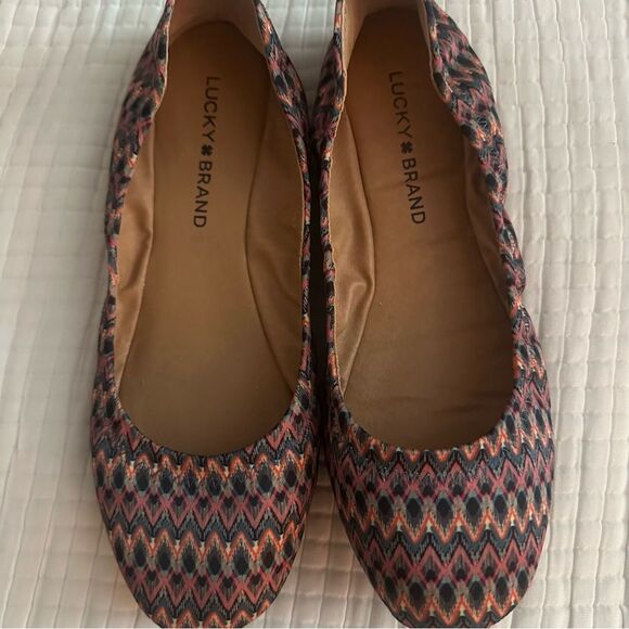 Lucky Brand Echo, Multicolor Ballet Flats. - Picture 7 of 7